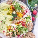 Edamame-Bärlauch-Hummus