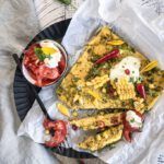 Kräuter-Polenta mit Frischkäse & Tomaten