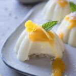 Kokos-Zitronen Panna Cotta Törtchen