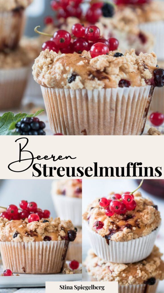 Beeren-Streuselmuffins (extraluftig)