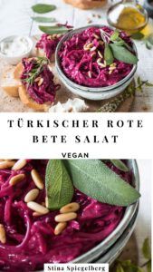 vegane türkischer Rote Bete Salat von Stina Spiegelberg Veganpassion
