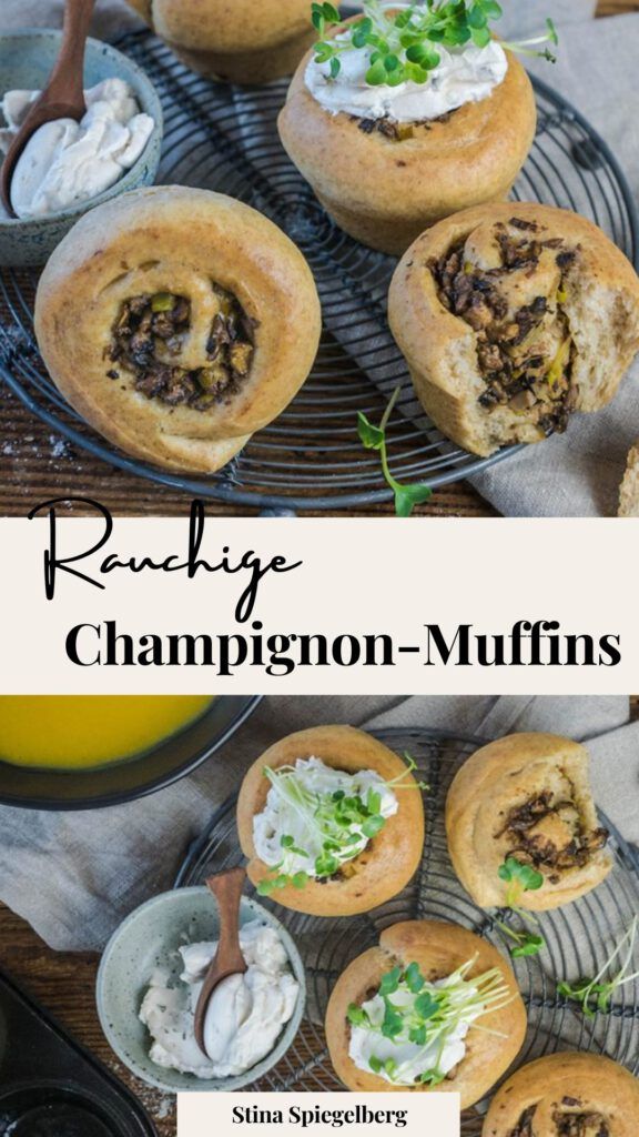 Rauchige Champignon-Muffins