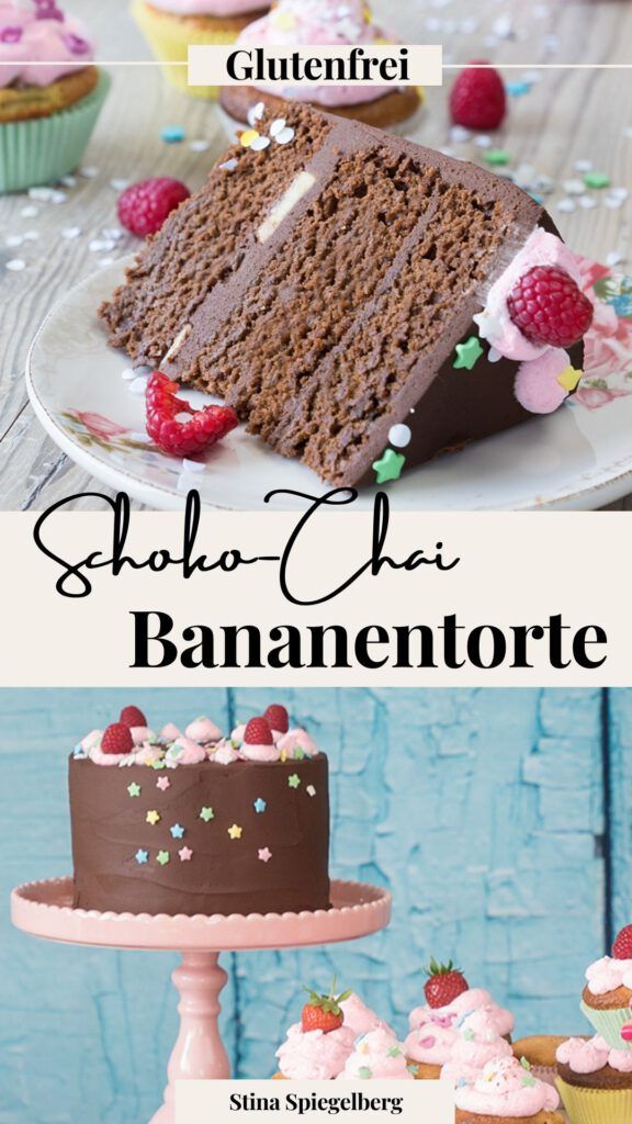 Schoko-Chai-Bananentorte