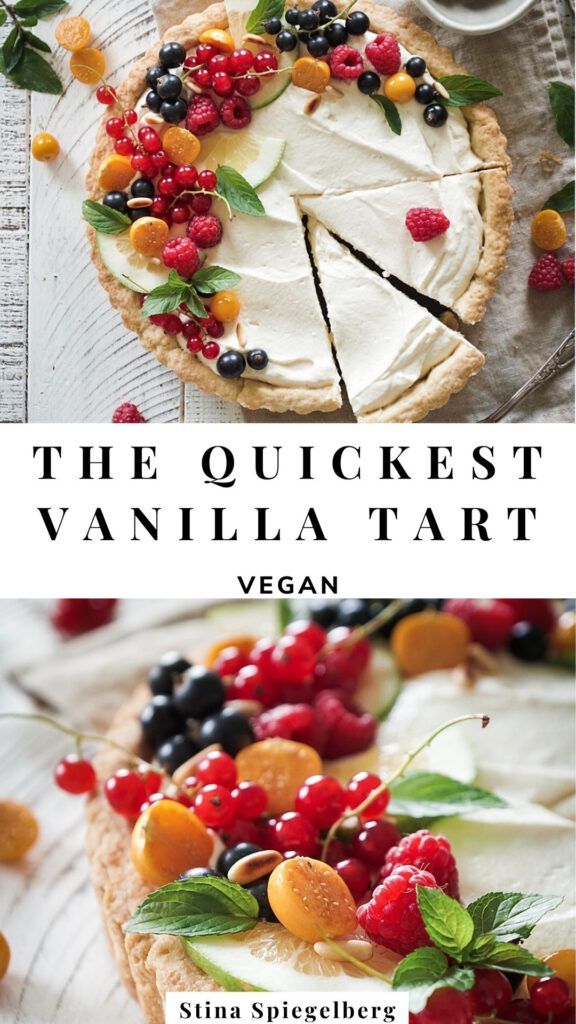 The QUICKEST vanilla tart