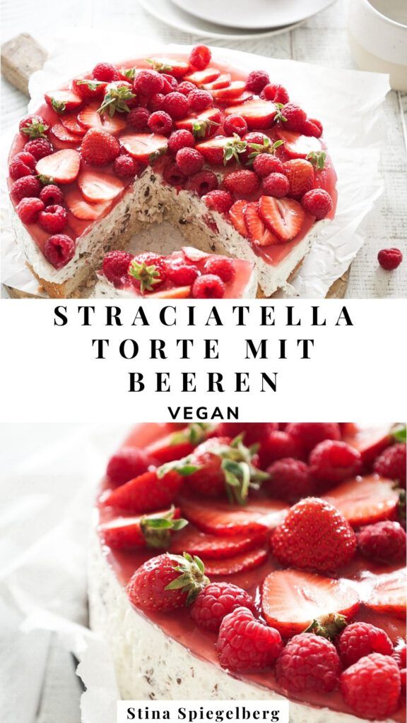 Straciatella-Torte mit Beeren
