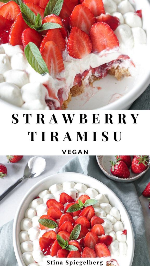 Strawberry tiramisu
