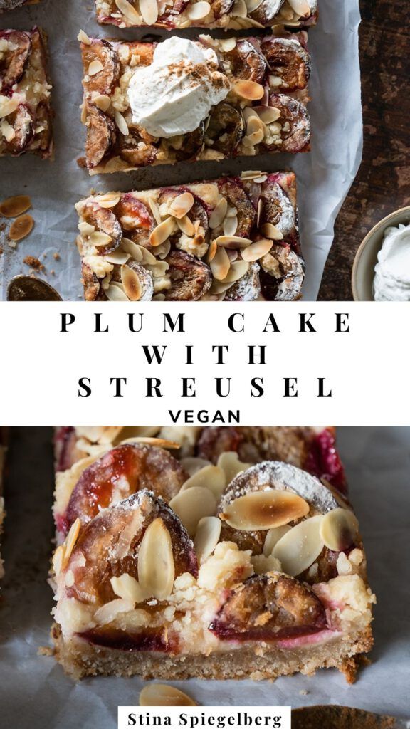 Plum Cake with Streusel