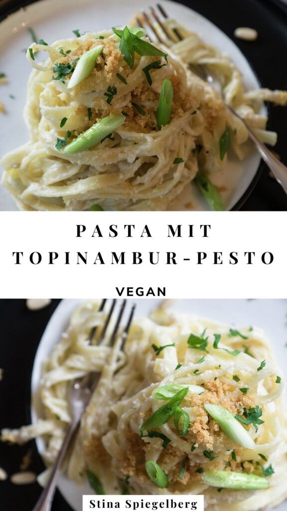 Pasta mit Topinambur-Pesto
