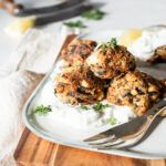 vegane griechische Hackbällchen mit Tsatsiki von Stina Spiegelberg Veganpassion