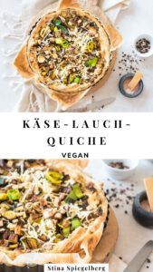 vegane Käse-Lauch-Quiche von Stina Spiegelberg Veganpassion