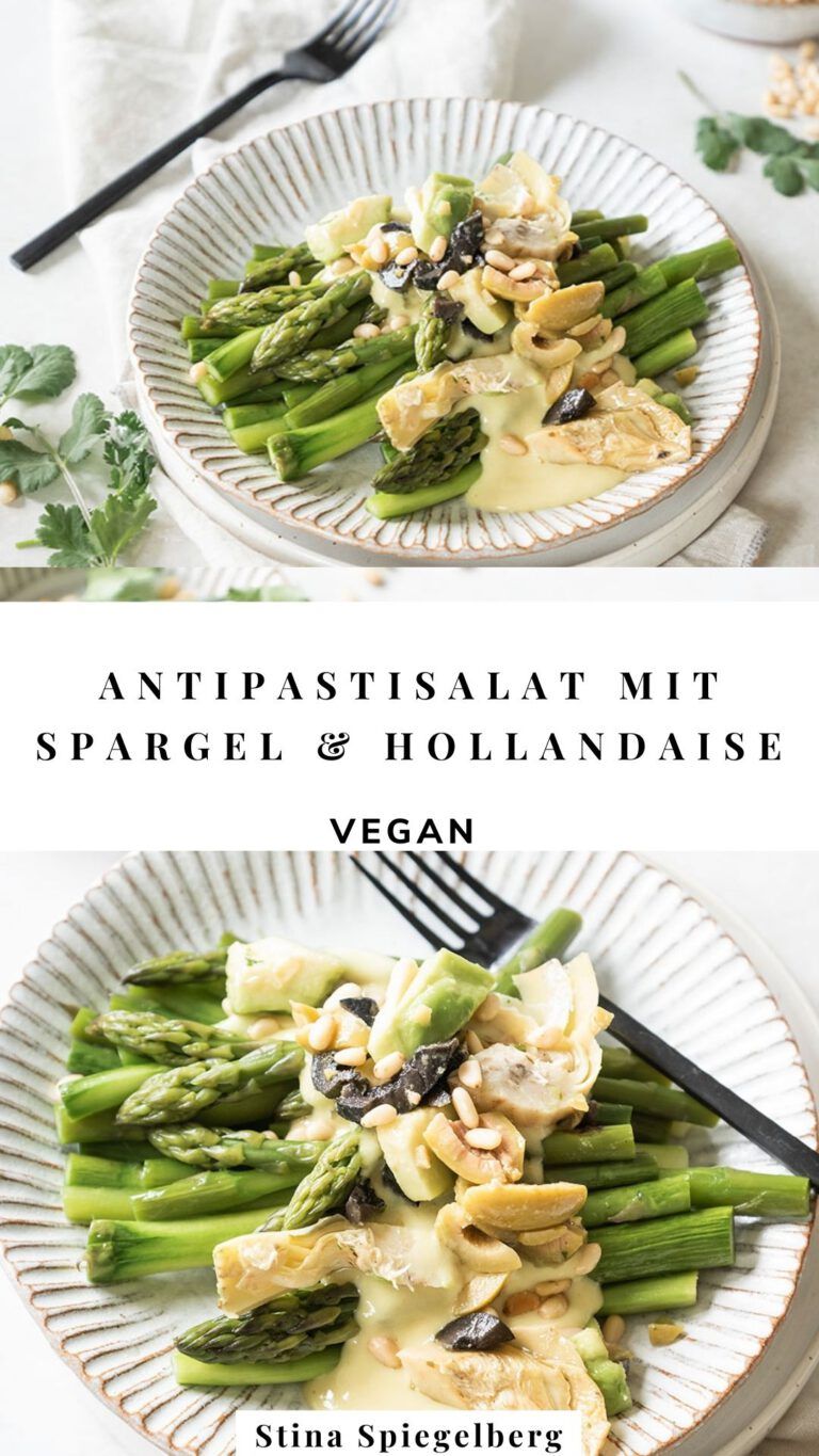 Antipastisalat mit Spargel &amp; Hollandaise - Stina Spiegelberg
