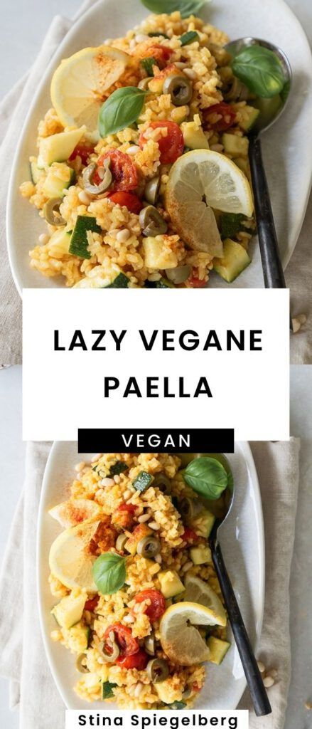 Lazy vegane Paella