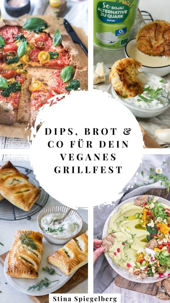 Dips, Brot & Co für Dein veganes Grillfest