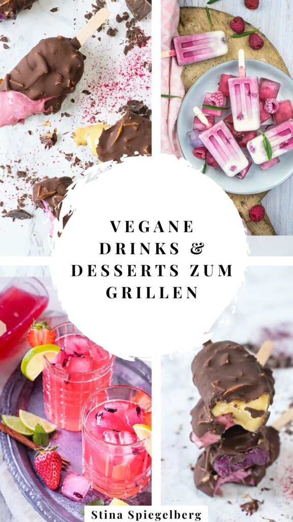 Vegane Drinks & Desserts zum Grillen
