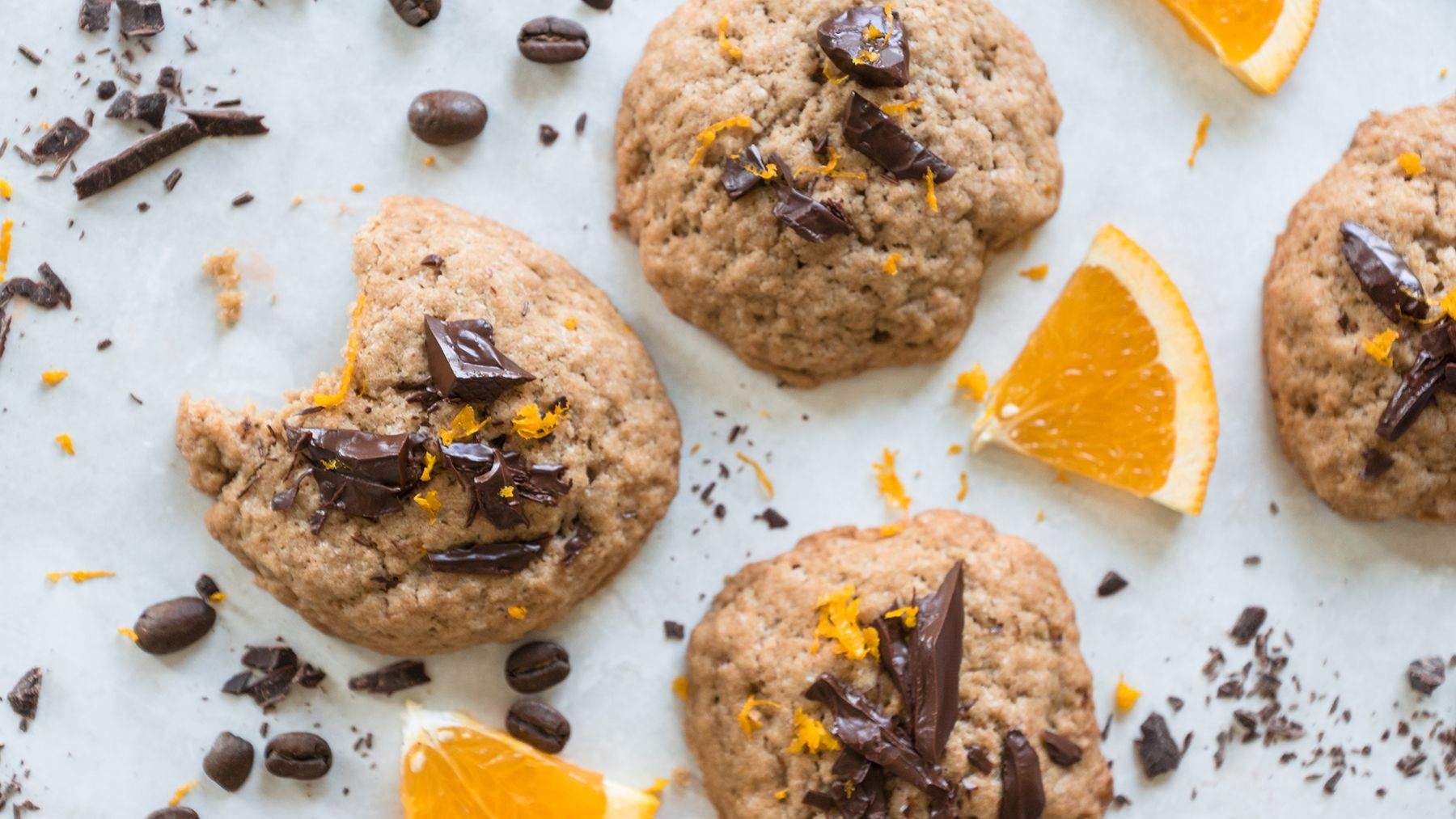 Vegan & Chewy Kaffee-Orangen-Cookies von Stina Spiegelberg Veganpassion