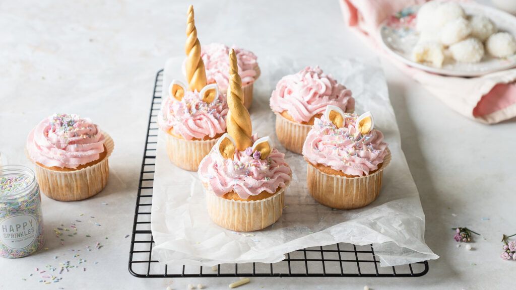 Einhorn Cupcakes_vegan_veganpassion_stina_spiegelberg